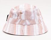 Karl Kani Signtaure Tie Dye Stripe Bucket Hat light sand/taupe