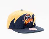 Mitchell & Ness Sharktooth Snapback Hwc Golden State Warriors Yellow / Blue Cap