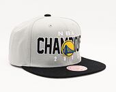 Mitchell & Ness Nba Champs Snapback Hwc Golden State Warriors Grey / Black Cap