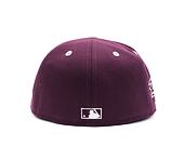 New Era 59FIFTY MLB WS Sidepatch Trail Mix New York Yankees Plum / Chrome White Cap