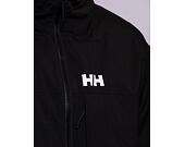 Lehká Bunda Helly Hansen MOVE HOODED RAIN JACKET 990 BLACK