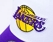 New Era 9FORTY A-Frame Trucker NBA Team Clear Black Los Angeles Lakers White / Purple Cap