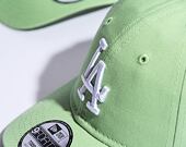 Dětská Kšiltovka New Era 9FORTY Kids MLB League Essential Los Angeles Dodgers Bright Green / White