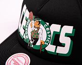 Kšiltovka Mitchell & Ness NBA Billboard Trucker Snapback Boston Celtics Black