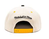 Kšiltovka Mitchell & Ness NHL Pop Panel Snapback Pittsburgh Penguins Off White