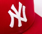 New Era 9FIFTY MLB Color New York Yankees Snapback Scarlet/Optic White Cap