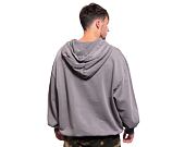 Mikina Brandit Acid Washed Oversized Hoody Asphalt