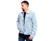 Bunda Karl Kani OG Denim Trucker Jacket light dirty blue