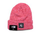 Dětský kulich New Era MLB Kids Team Cuff Beanie New York Yankees Heather Scarlet / Off White