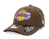 Kšiltovka New Era 9FORTY NBA Repreve Los Angeles Lakers Walnut / Purple