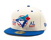 Kšiltovka New Era 59FIFTY MLB 93 Division Toronto Blue Jays - Off White