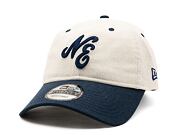 Kšiltovka New Era 9TWENTY Linen Script  - White / Navy