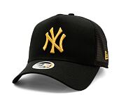 Dámská kšiltovka New Era 9FORTY Womens A-Frame Trucker MLB Metallic Trucker New York Yankees - Black