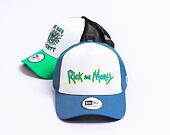 Kšiltovka New Era 9FORTY A-Frame Trucker Character Trucker Rick and Morty - Uniform Blue