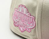 Kšiltovka New Era 59FIFTY MLB White Crown Los Angeles Dodgers Cooperstown Off White / Fondant Pink