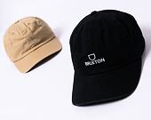 Kšiltovka Brixton Alpha LP Cap - Black/White Vintage Wash