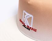 Kšiltovka Karl Kani J Gradient Flat Brim sand/white