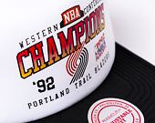 Kšiltovka Mitchell & Ness Champions Trucker Hwc NBA Portland Trail Blazers White