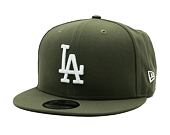 Kšiltovka New Era 9FIFTY MLB Repreve Los Angeles Dodgers Retro - Olive / White