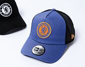 Kšiltovka New Era - 9FORTY Trucker Seasonal - Chelsea FC Lion Crest - Calm Blue / Gold