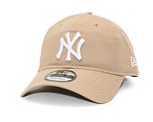 Kšiltovka New Era - 9TWENTY League Essential - NY Yankees - Camel / White