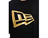 Triko New Era - Flag Oversized Tee - Black / Gold