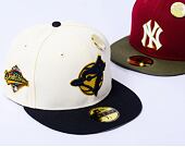 Kšiltovka New Era - 59FIFTY Contrast Pin - Toronto Blue Jays - Off White