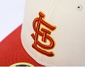 Kšiltovka New Era - 59FIFTY Low Profile "Late Fall Vibes" - St. Louis Cardinals - Cream / Rust