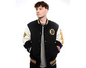 Bunda Mitchell & Ness - Team History Varsity Jacket Current Logo - Boston Bruins - Black