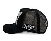 Kšiltovka Von Dutch - Trenton Trucker  - Polyester Foam - Black/Mermaid