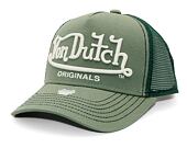 Kšiltovka Von Dutch - Trucker Riverside - Cotton Twill Green