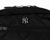 Ledvinka New Era - MLB Quilted Camera Bag - NY Yankees - Black / Silver