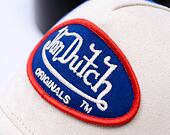 Kšiltovka Von Dutch - Trucker Boston - Caps - Suede - Blue/ Cream