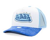 Kšiltovka Von Dutch - Trucker Rockford - Caps - Cot Twill - White/ Blue