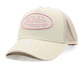 Kšiltovka Von Dutch - Trucker Kiruna - Caps - Cot Twill - Cream/ Pink