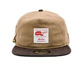 Kšiltovka New Era - Image Drop - Work Cap GOLFER - Tan Brown / Walnut