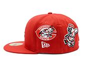 Kšiltovka New Era - MLB Image Drop - All Over Print 59FIFTY - Cincinnati Reds - Scarlet