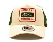 Kšiltovka New Era - Buffalo Patch 9FORTY Trucker - Cream / New Olive