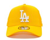 Kšiltovka New Era - MLB Essential 9FORTY Trucker - LA Dodgers - Grilled Yellow / Blue