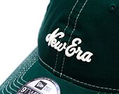 Kšiltovka New Era - Contrast Stitch 9TWENTY - Dark Green / White