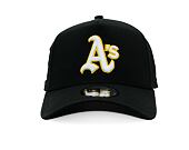 Kšiltovka New Era - MLB World Series Patch 9FORTY A-Frame - Oakland Athletics - Black / Gold