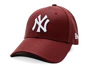 Dámská Kšiltovka New Era - MLB Crinkled PU 9FORTY - NY Yankees - Burgundy