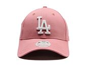 Dámská Kšiltovka New Era - MLB Essential 9FORTY - LA Dodgers - Pink / White