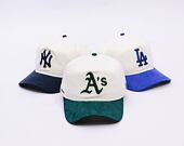 Kšiltovka New Era - MLB Script GOLFER - Oakland Athletics - Cream / Dark Green