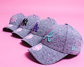 New Era Tech Jersey New York Yankees 9FORTY Gray/Pink Strapback Womens Cap