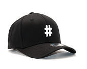 State of WOW Hashtag SC9201-990# Baseball Cap Crown 2 Black/White Strapback