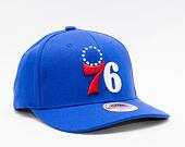 Mitchell & Ness Team Ground 2.0 Stretch Snapback Philadelphia 76ers Blue Cap