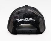 Mitchell & Ness Essential Trucker Snapback Branded Black Cap