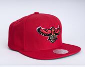 Mitchell & Ness Atlanta Hawks Team Ground 2.0 Snapback HWC Red Cap