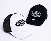 Von Dutch Boston Trucker Cotton White/Black Cap